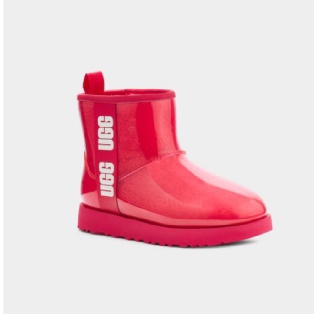 UGG Classic Mini Waterproof Clear Boot
